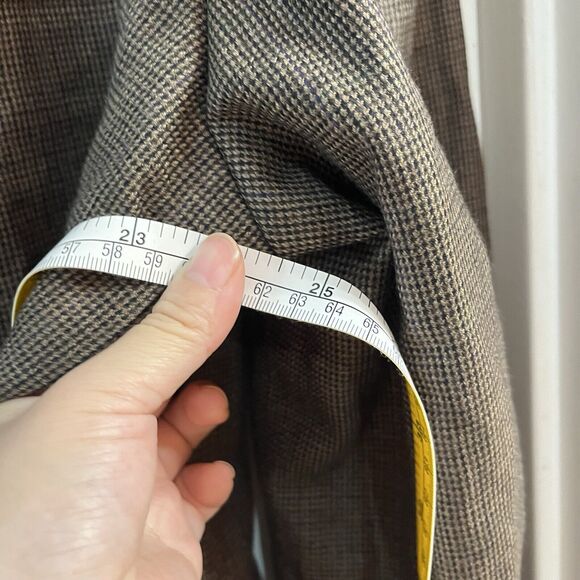 Ralph Lauren Jacket Brown 100% Wool Blazer Sport Coat Jacket 46R RN90736 CA01129 - Picture 10 of 11